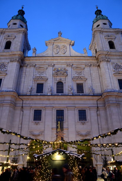 Christkindlmarkt de Salzburg a la catedral