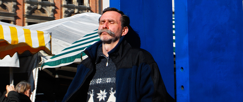 24 de febrer de 2012, primer dia de sol i 'biergarten'