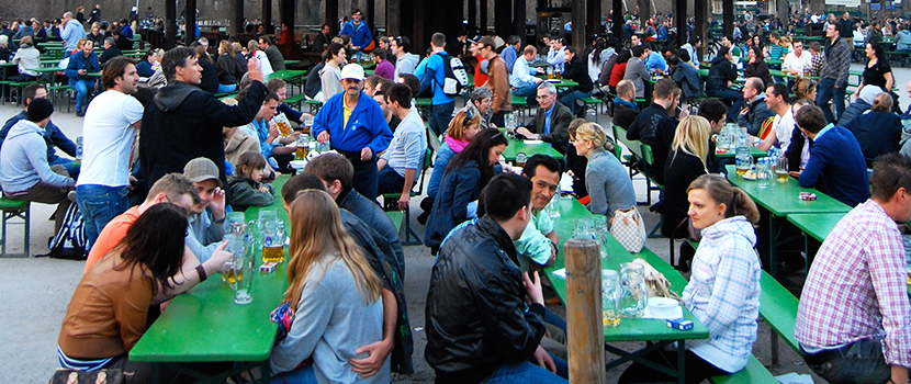 16 de març de 2012. Tarda de 'biergarten' al Englischer