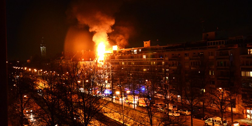 Incendi a Landshuter Allee