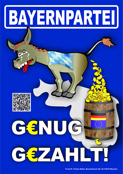 Cartell electoral del Bayernpartei. /BP