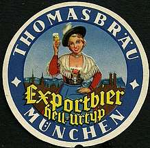 Un posavasos de la vieja Thomasbräu