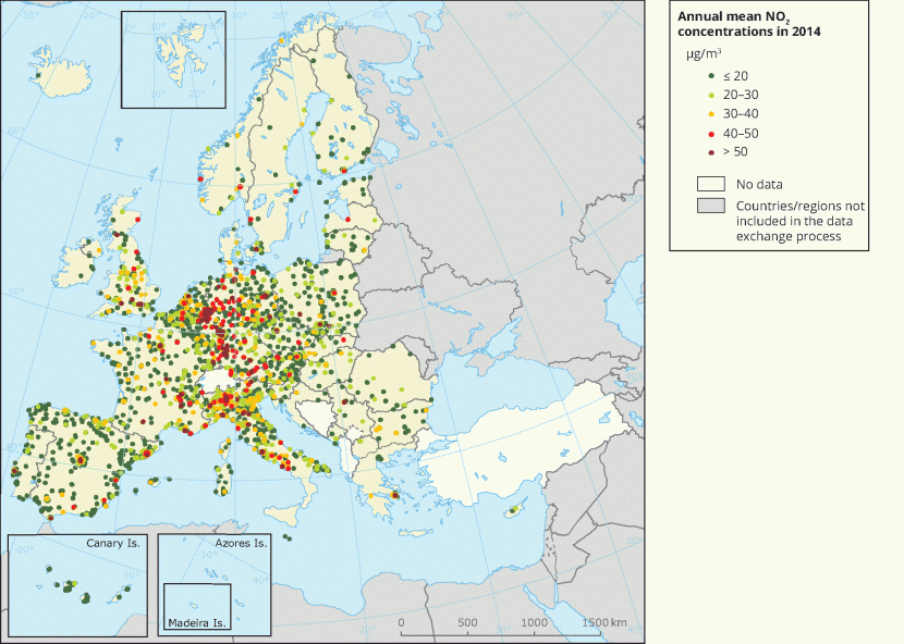 Gràfic de la mateixa Agència Europea de Medi Ambient . /AEMA